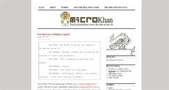 Desktop Screenshot of microkhan.com